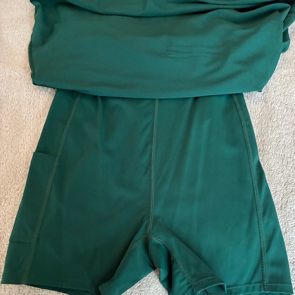 Abercrombie & Fitch Midi Dress Women’s Small Smocked Square Neck Cottagecore - Picture 2 of 4